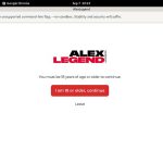 Alex Legend Passwords 2018