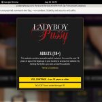 Ladyboypussy Account