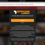 Lesbians African Sex