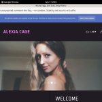 Sign Up To Alexia Cage