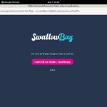 Swallow Bay Pay Pal Account
